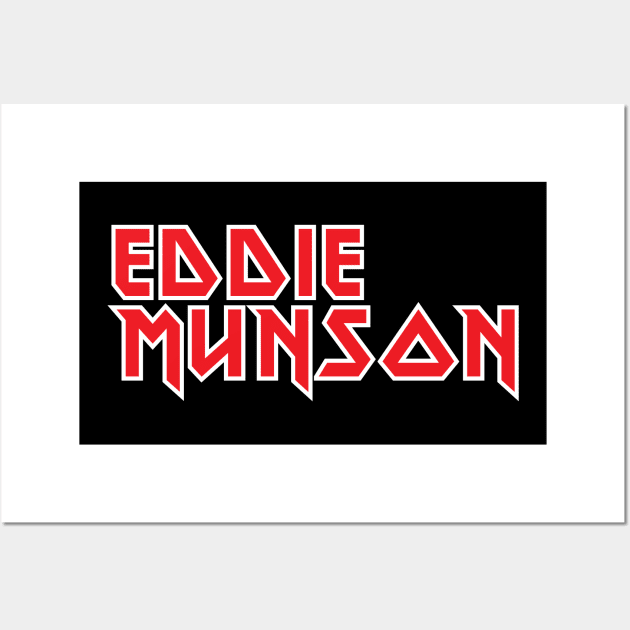 Eddie FN Munson Wall Art by HeyBeardMon